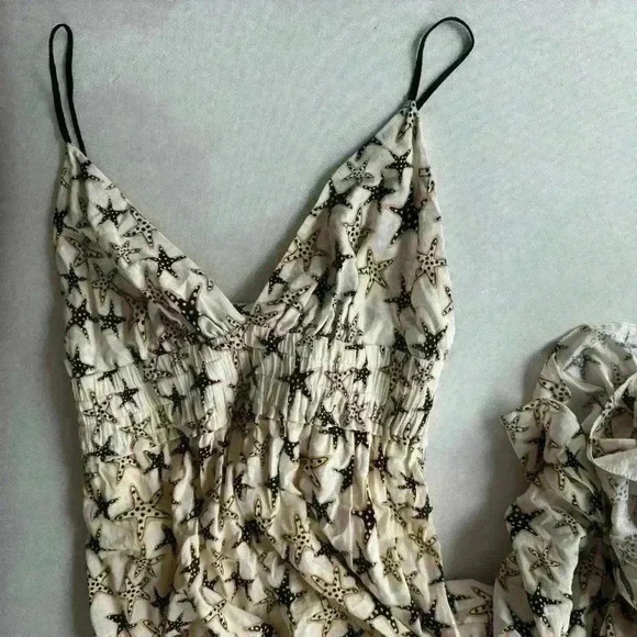 NWT Dress To Maxi Midi Star Tan Brown Dress Tamanhos Size P (US 4) - Picture 4 of 7